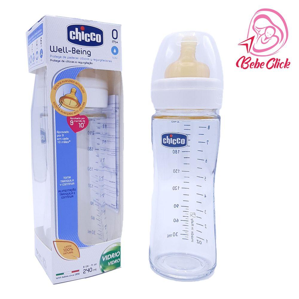 Biberon verre Chicco T: Latex