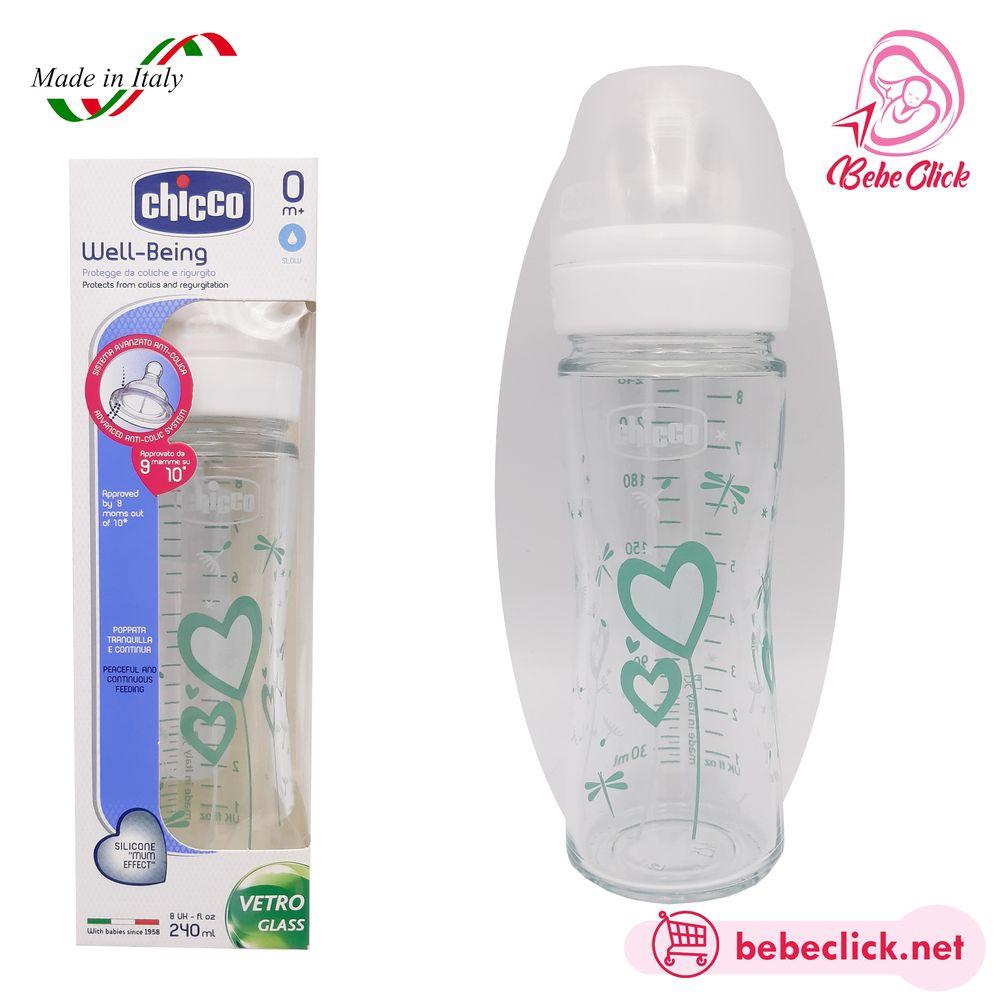 Biberon verre Chicco décoré 240 ml